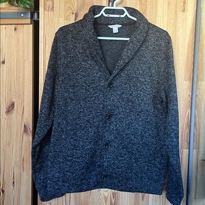Joe Fresh Charcoal Collared Cardigan (size M)
